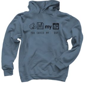 Saved Day Charcoal Hoodie
