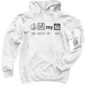 Saved Day White Hoodie